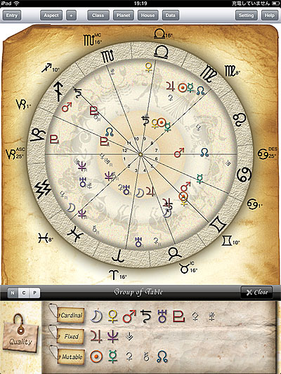 horoscope JIKU ホロスコープ 時空 2.0 class