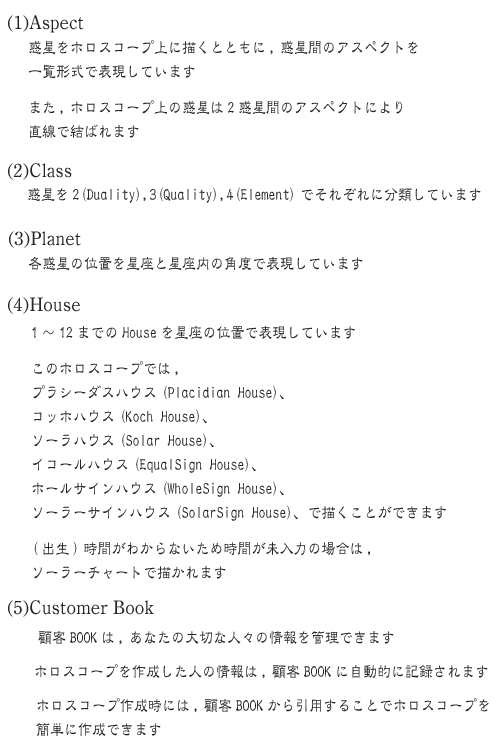 ホロスコープ時空 for Android - horoscope JIKU for Android