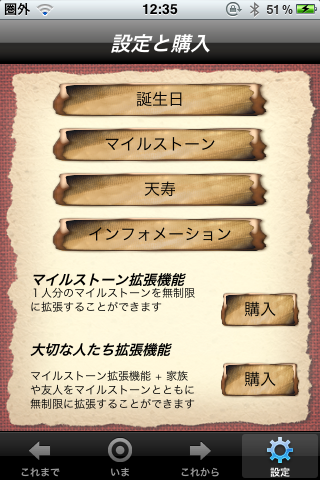 内緒のマイルストーン