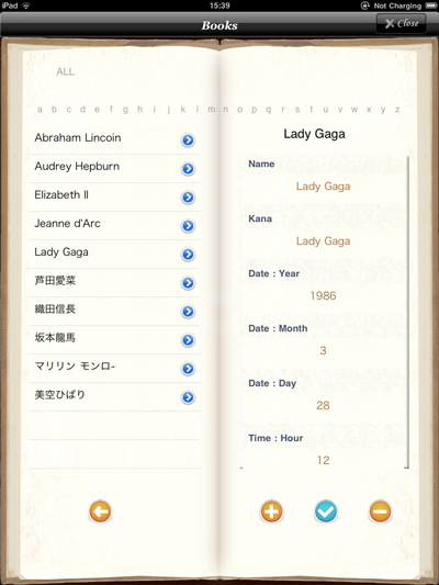 horoscope JIKU ホロスコープ 時空