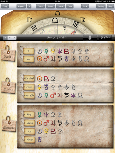 horoscope ホロスコープ 作成 無料 Class BIG